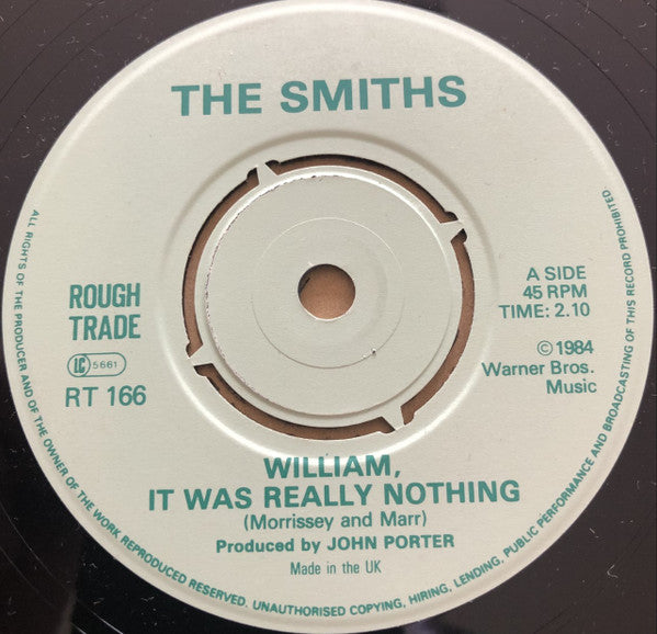 The Smiths | William, It Was Really Nothing (7" single)