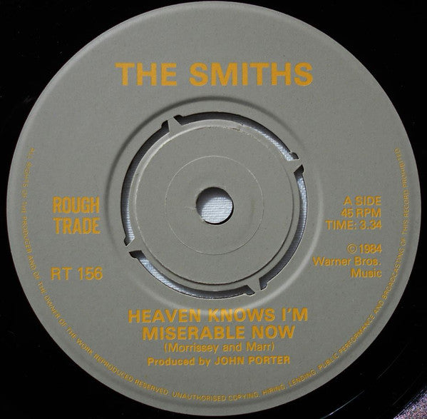 The Smiths | Heaven Knows I'm Miserable Now (7" single)