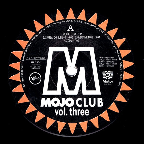 Various | Mojo Club Presents Dancefloor Jazz Vol. Three (Work To Do) ( 12" album)