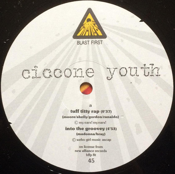 Ciccone Youth | Into The Groove(y) (12" single)