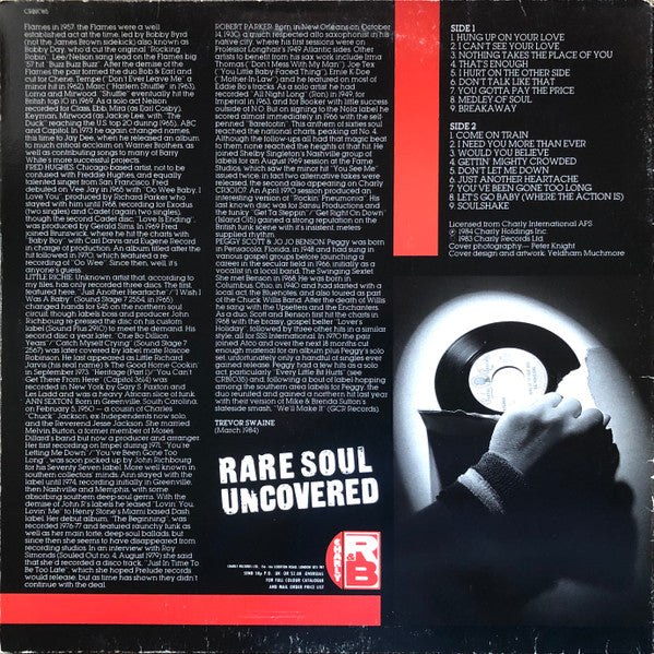 Various | Rare Soul Uncovered (18 Northern Soul Favourites) (12" album)