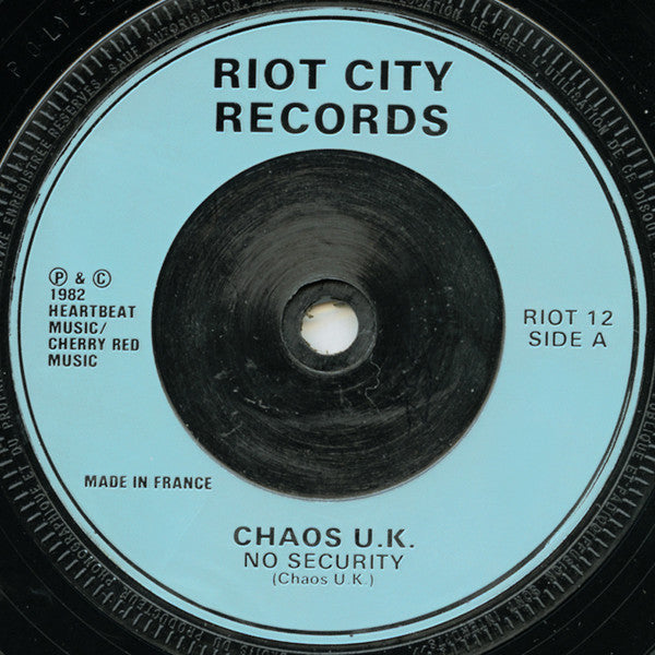 Chaos U.K | Loud Political & Uncompromising (7" single)
