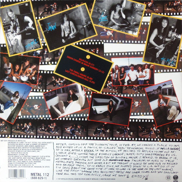 Metallica |The $5.98 E.P. - Garage Days Re-Revisited (12" Album)
