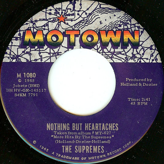 The Supremes | Nothing But Heartaches (7 inch single)