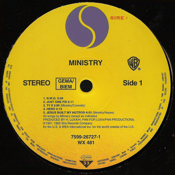 Ministry | ΚΕΦΑΛΗΞΘ (12" album)