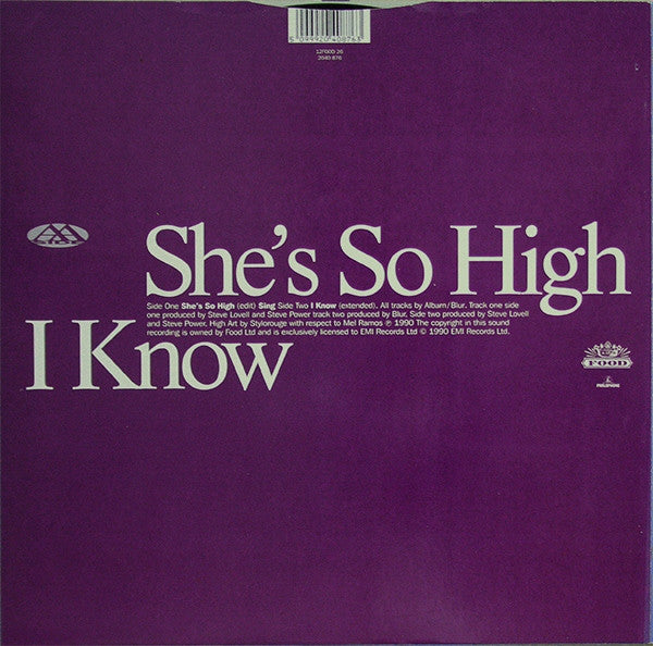 Blur | She's So High / I Know (12" single)