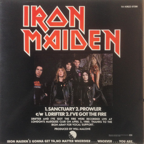 Iron Maiden | Sanctuary (12" Album)