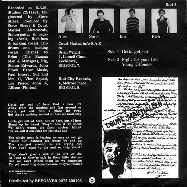 Court Martial | Gotta Get Out EP (7" single)