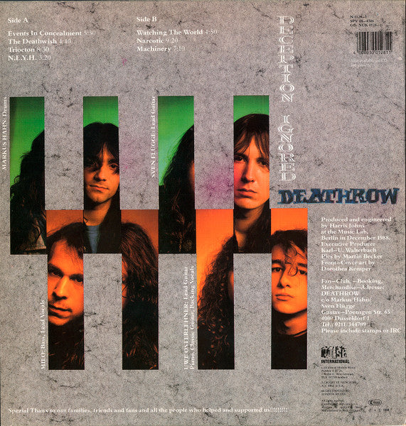 Deathrow | Deception Ignored (12" Album)