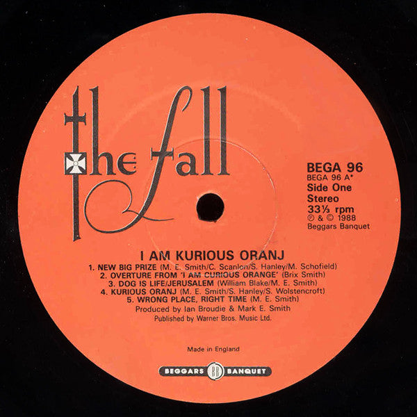 The Fall | I Am Kurious Oranj (12" album)