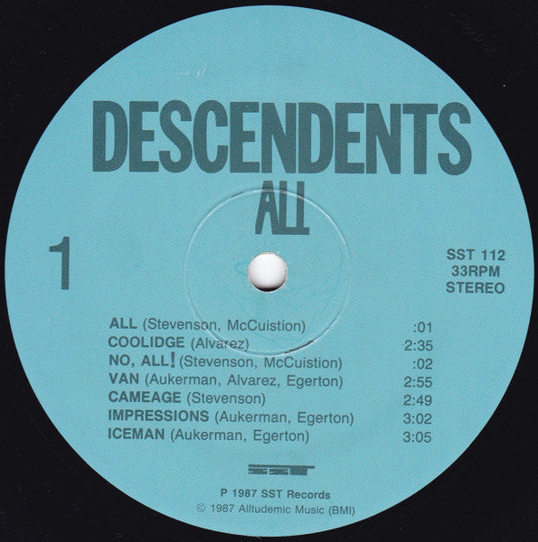 Descendents | All (12" album)