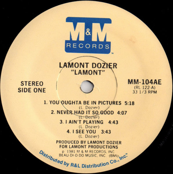 Lamont Dozier | Lamont ( 12" album)