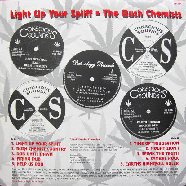 The Bush Chemists | Light Up Your Spliff (12" Album)