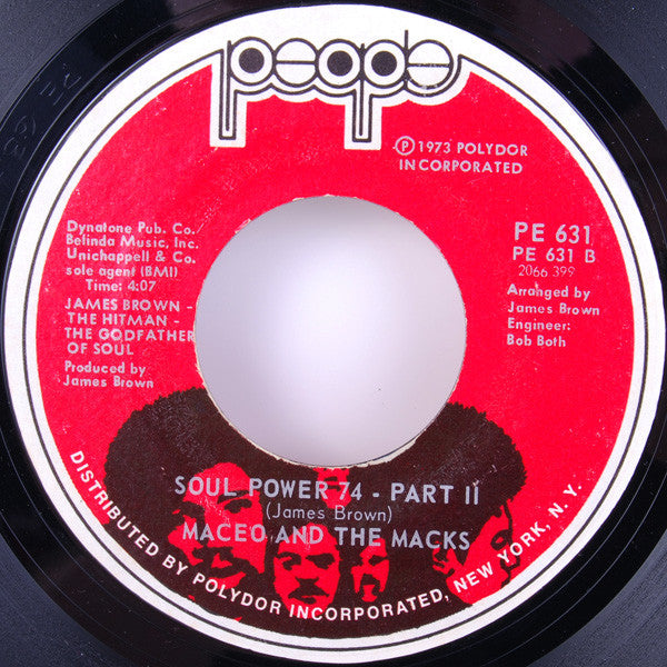 Maceo And The Macks | Soul Power 74 (7" single)