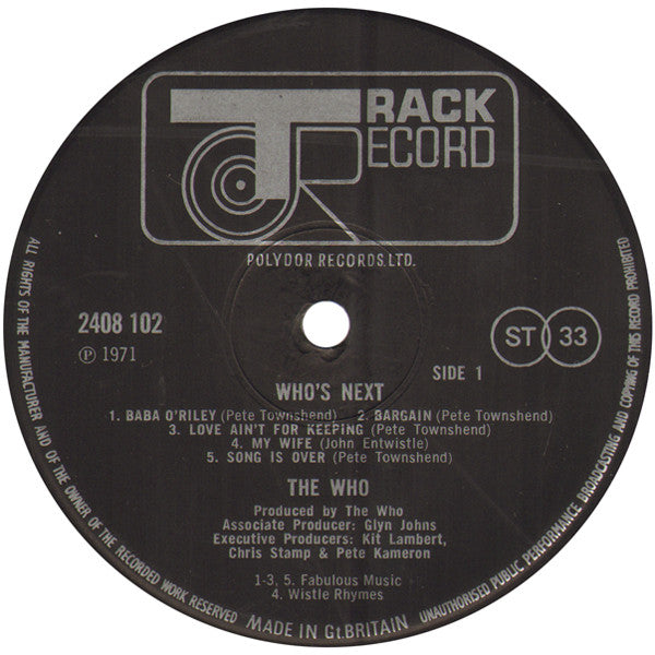 The Who | Who's Next (12" Album)