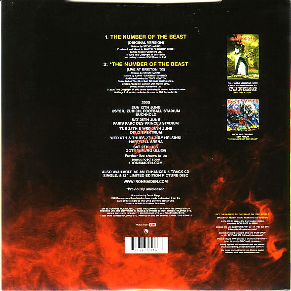 Iron Maiden | The Number Of The Beast (7" single)