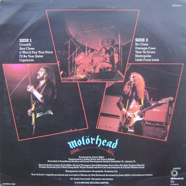 Motörhead | Overkill (12" album)