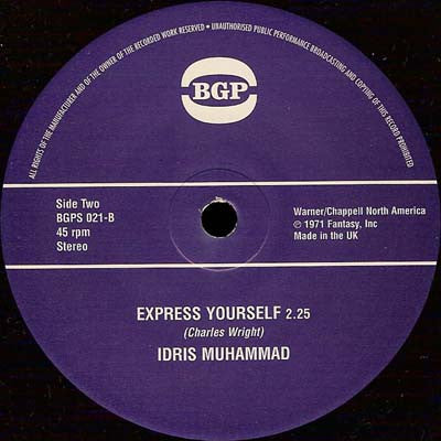 Idris Muhammad ‎| Super Bad (7" single)