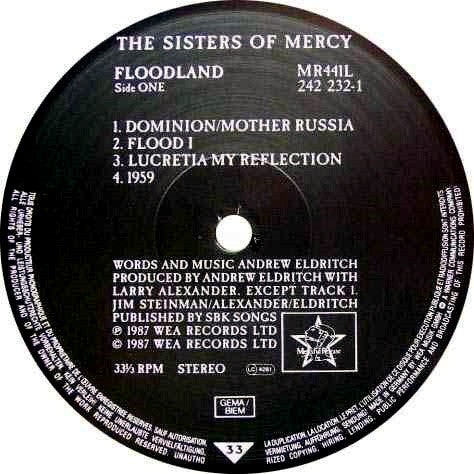 The Sisters Of Mercy | Floodland (12" album)