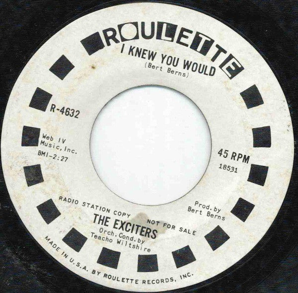 The Exciters | There They Go (7" single)