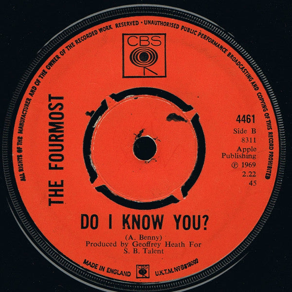 The Fourmost | Easy Squeezy (7 inch single)
