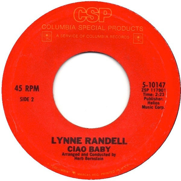 Lynne Randell | Stranger In My Arms (7" single)