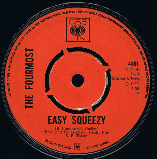 The Fourmost | Easy Squeezy (7 inch single)