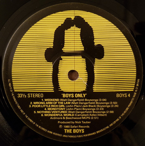 The Boys | Boys Only (12" album)