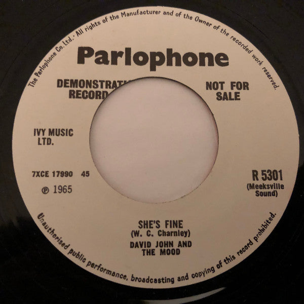 David John & The Mood | Diggin' For Gold (7" single)