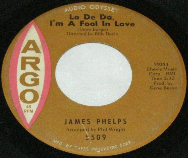 James Phelps | Wasting Time ( 7 inch single)