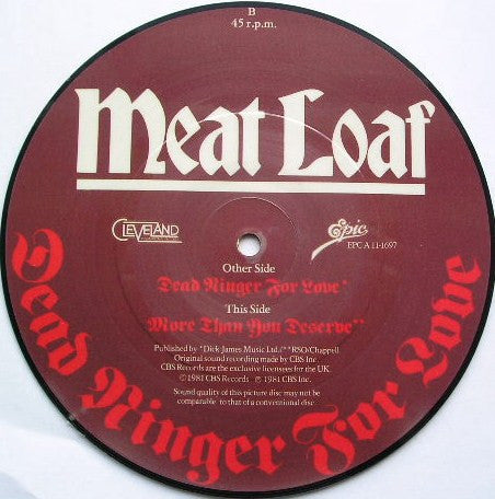 Meat Loaf | Dead Ringer For Love (7" single)