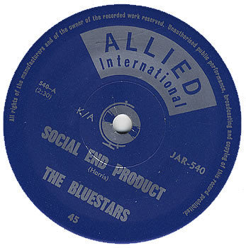 The Bluestars | Social End Product (7 inch single)