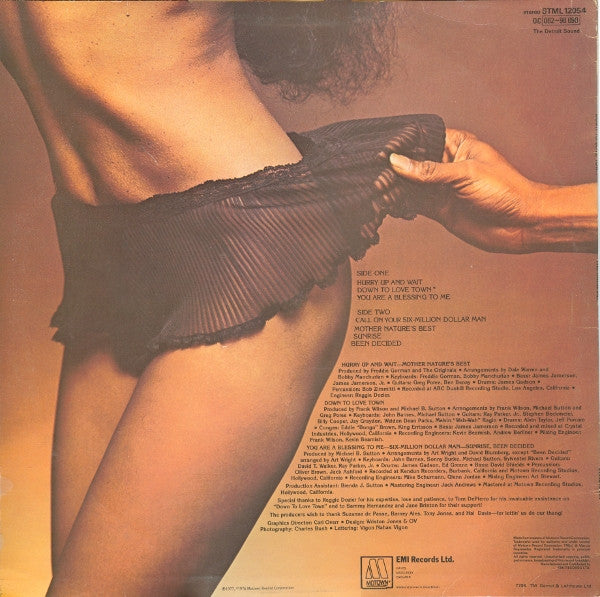 The Originals | Down To Love Town (12" Album)