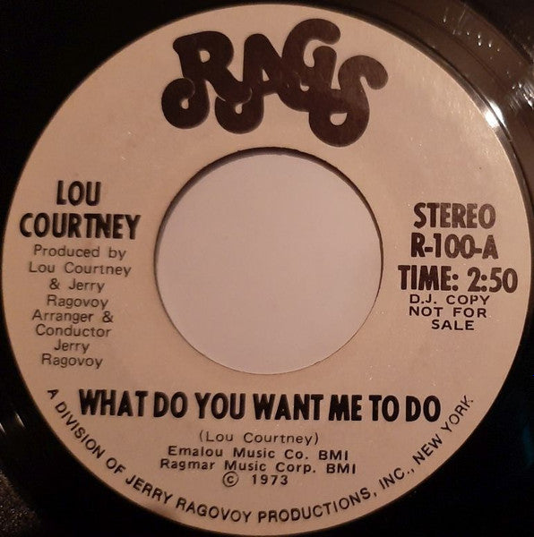 Lou Courtney | What Do You Want Me To Do (7" single)