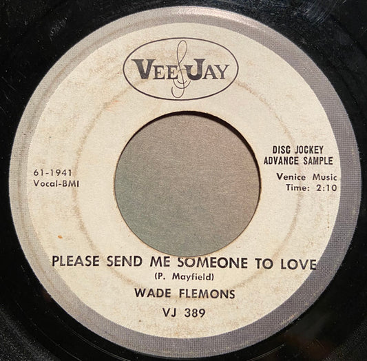 Wade Flemons | Please Send Me Someone To Love (7 inch single)