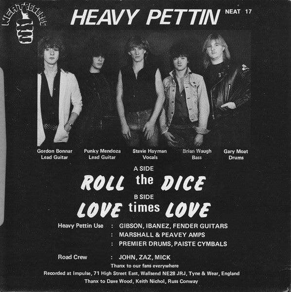 Heavy Pettin' | Roll The Dice (7" single)