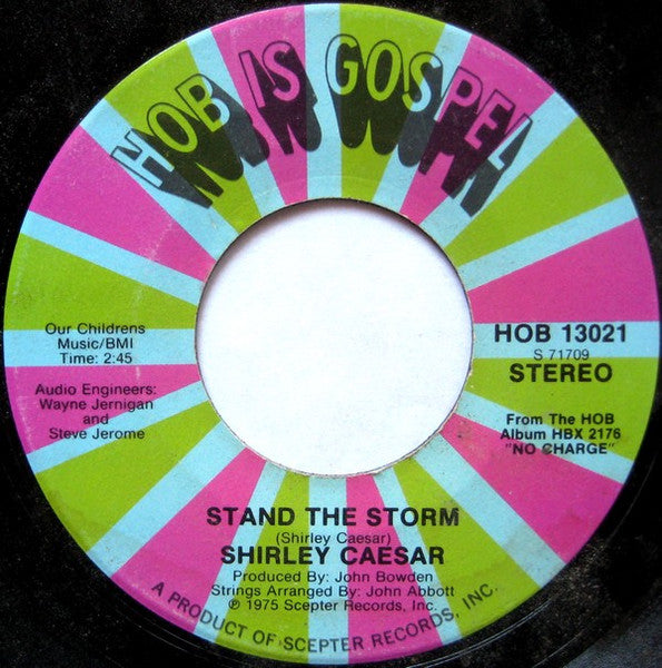 Shirley Caesar | I Believe / Stand The Storm (7" single)