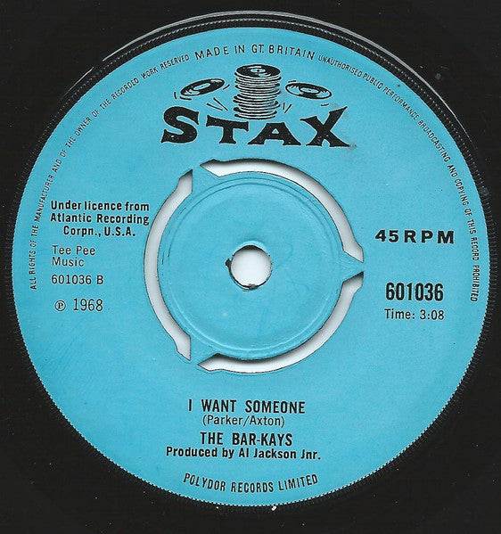 The Bar-Kays | A Hard Day's Night (7" single)