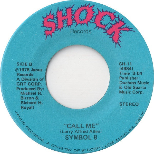 Symbol 8 | I Thought You Wanted To Dance (7" single)