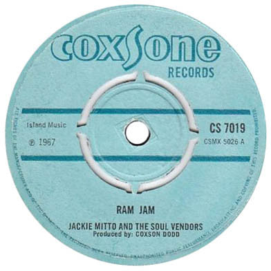 Jackie Mitto And The Soul Vendors | Ram Jam (7 inch single)