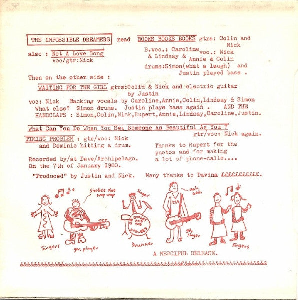 The Impossible Dreamers | Books (7" single)