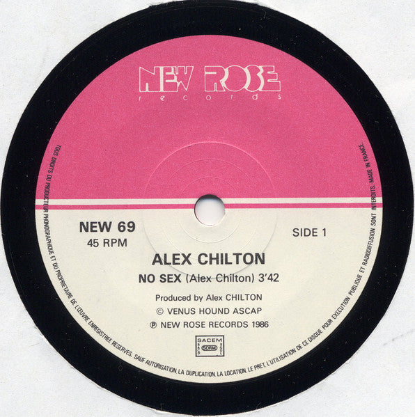 Alex Chilton | No Sex (7" single)