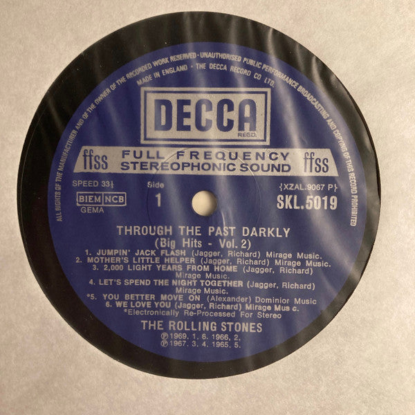 Rolling Stones | Through The Past, Darkly (Big Hits Vol. 2) (12" Album)