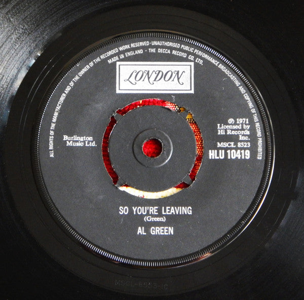 Al Green | Love And Happiness (7" single)