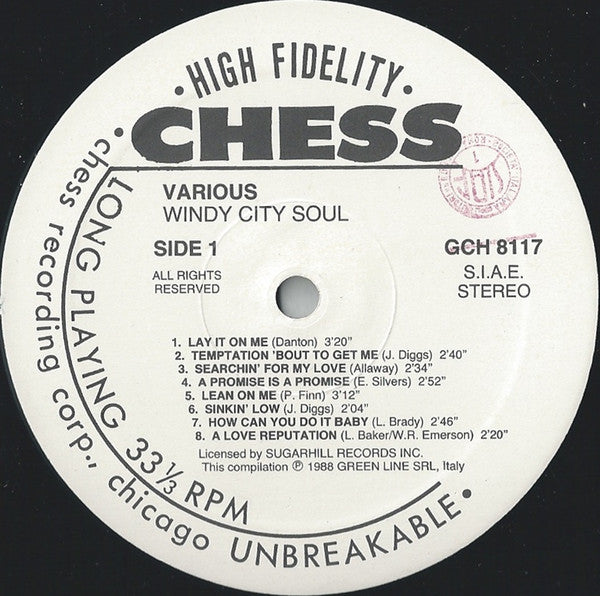 Various | Windy City Soul (12" album)