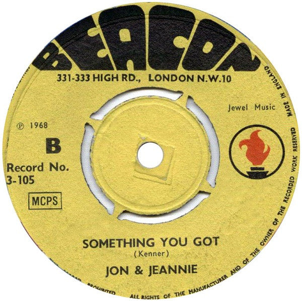 Jon & Jeannie | Lover's Holiday (7 inch single)