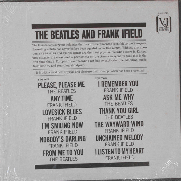 The Beatles And Frank Ifield | Jolly What! (12" album)