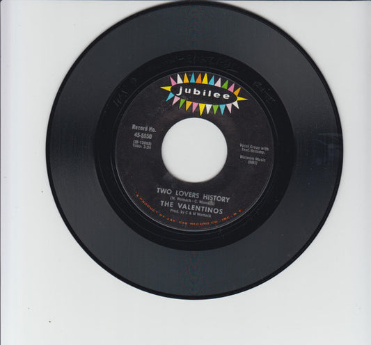 The Valentinos | Two Lovers History (7 inch single)