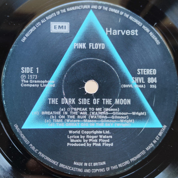 Pink Floyd | The Dark Side Of The Moon (12" album)