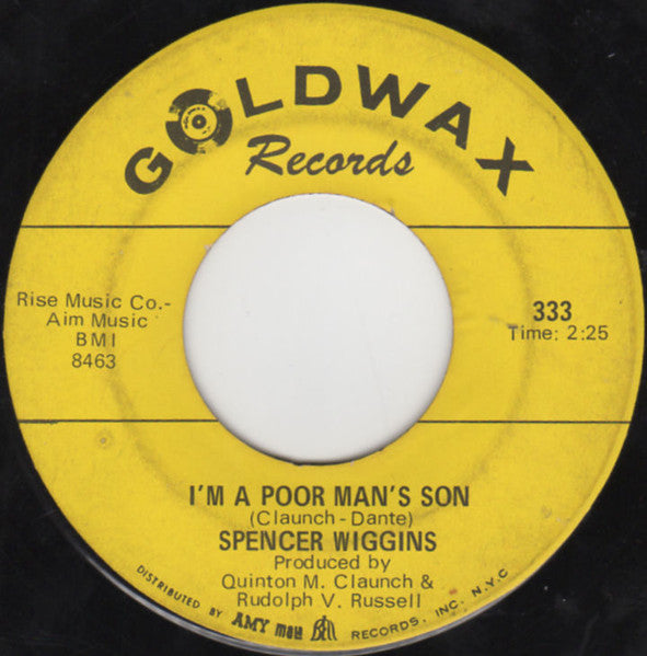 Spencer Wiggins | That's How Much I Love You (7 inch record)